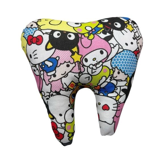 Tooth Fairy Pillow Hand Crafted - Hello Kitty Anime - Picture 1 of 2